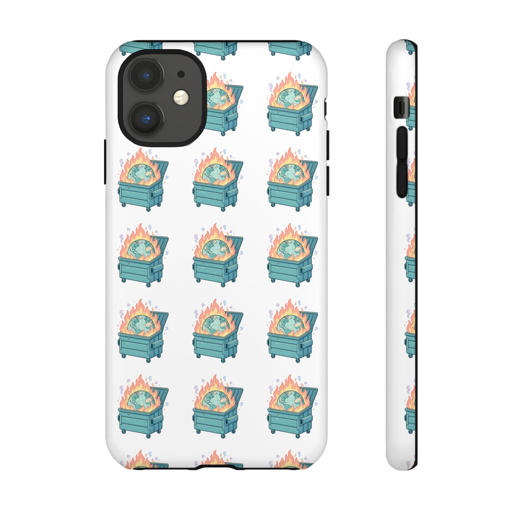Dumpster Fire Pattern Phone Case