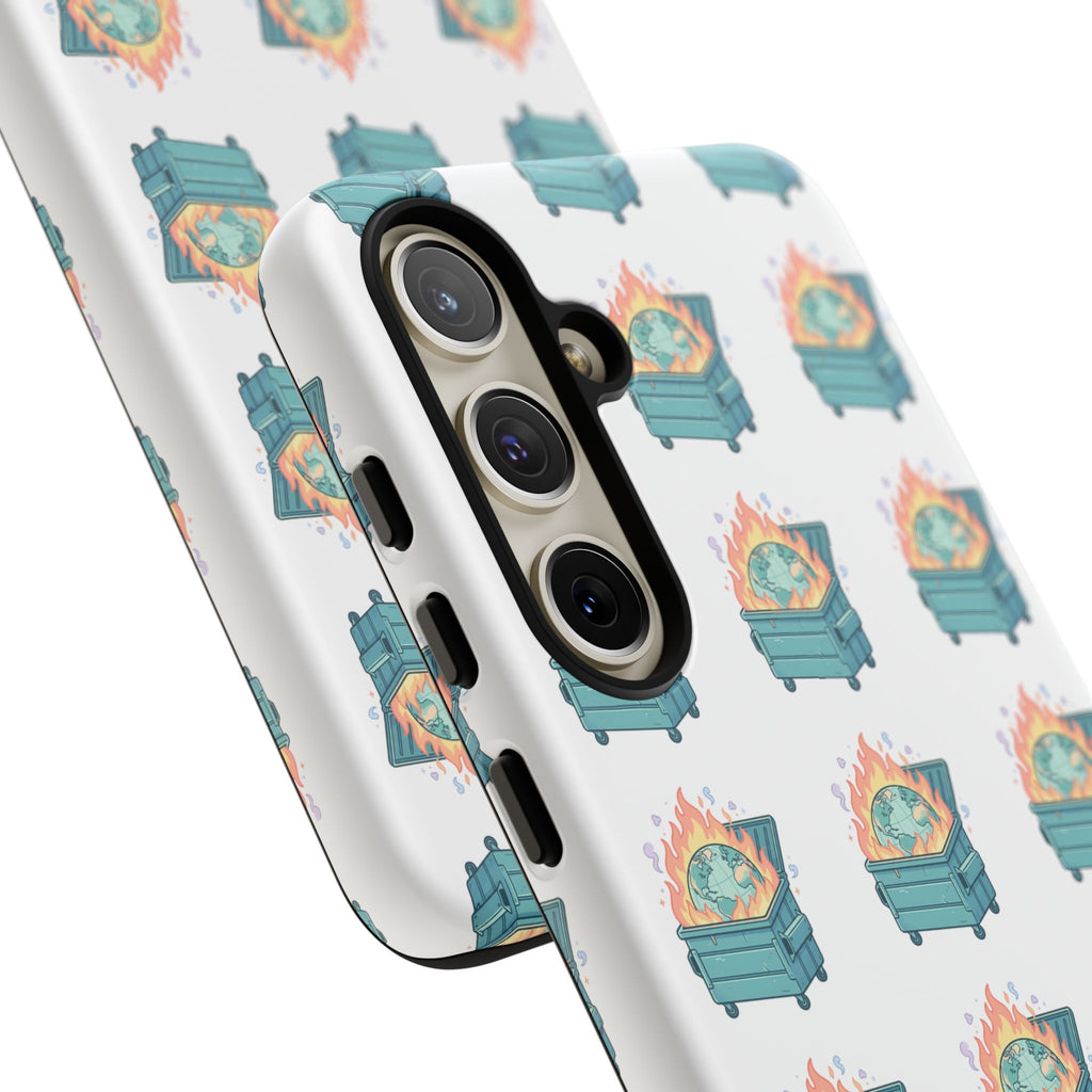 Dumpster Fire Pattern Phone Case