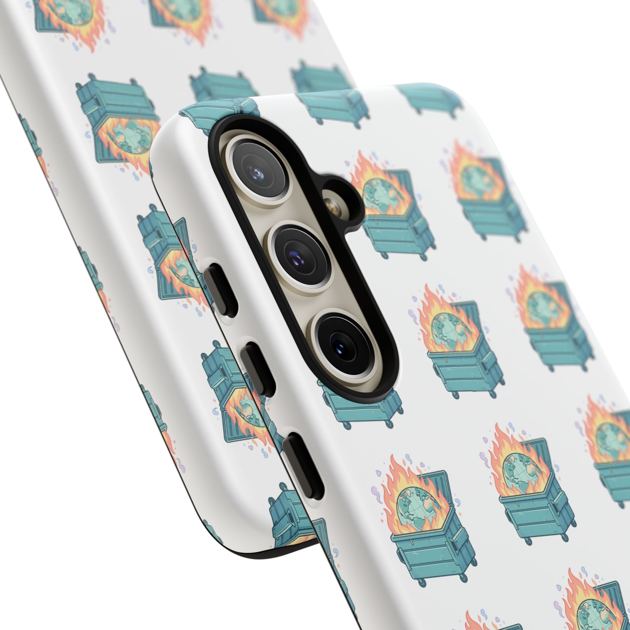 Dumpster Fire Pattern Phone Case