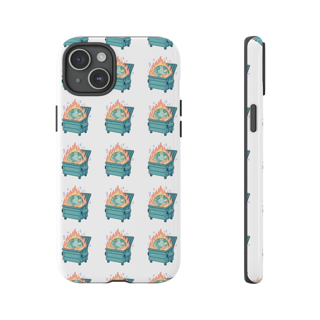 Dumpster Fire Pattern Phone Case