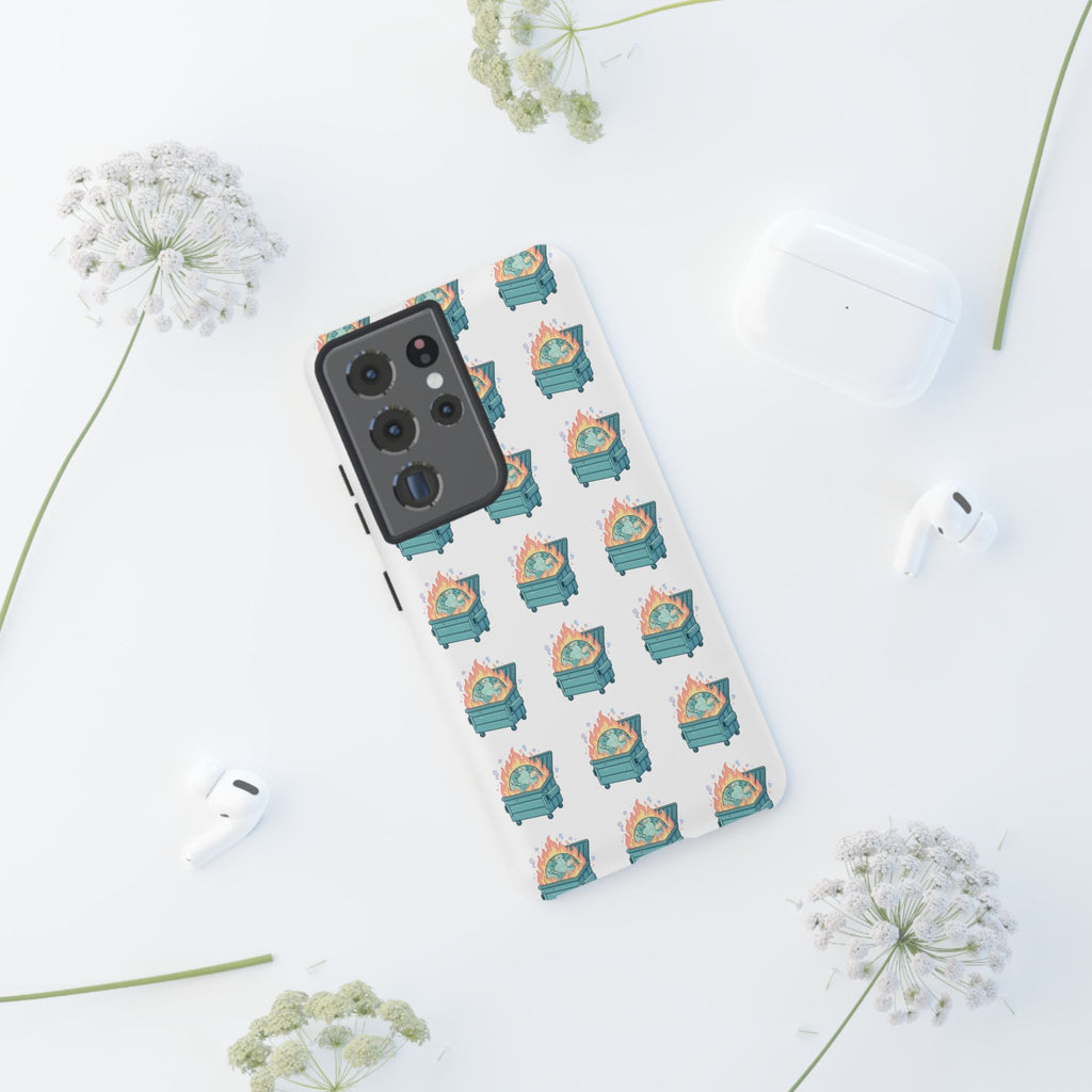 Dumpster Fire Pattern Phone Case