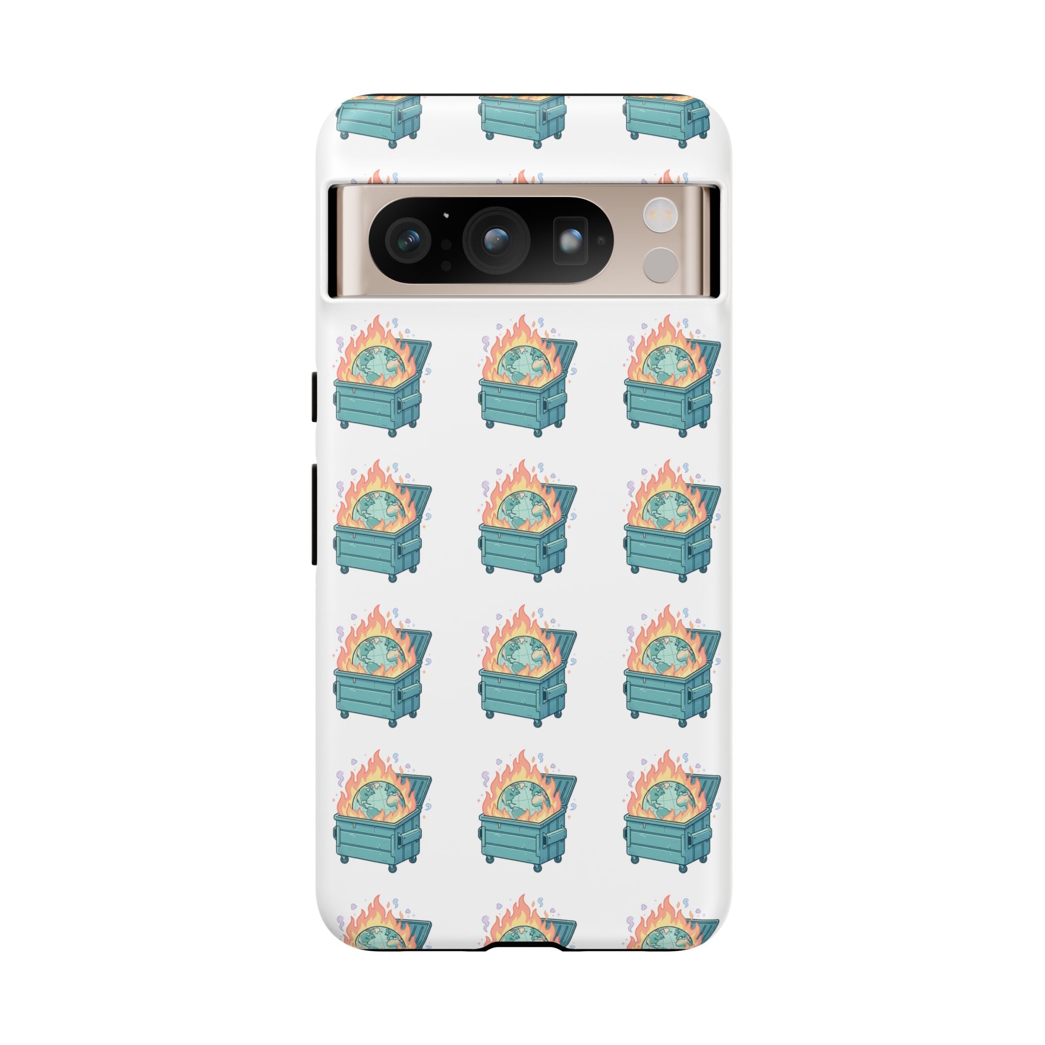 Dumpster Fire Pattern Phone Case