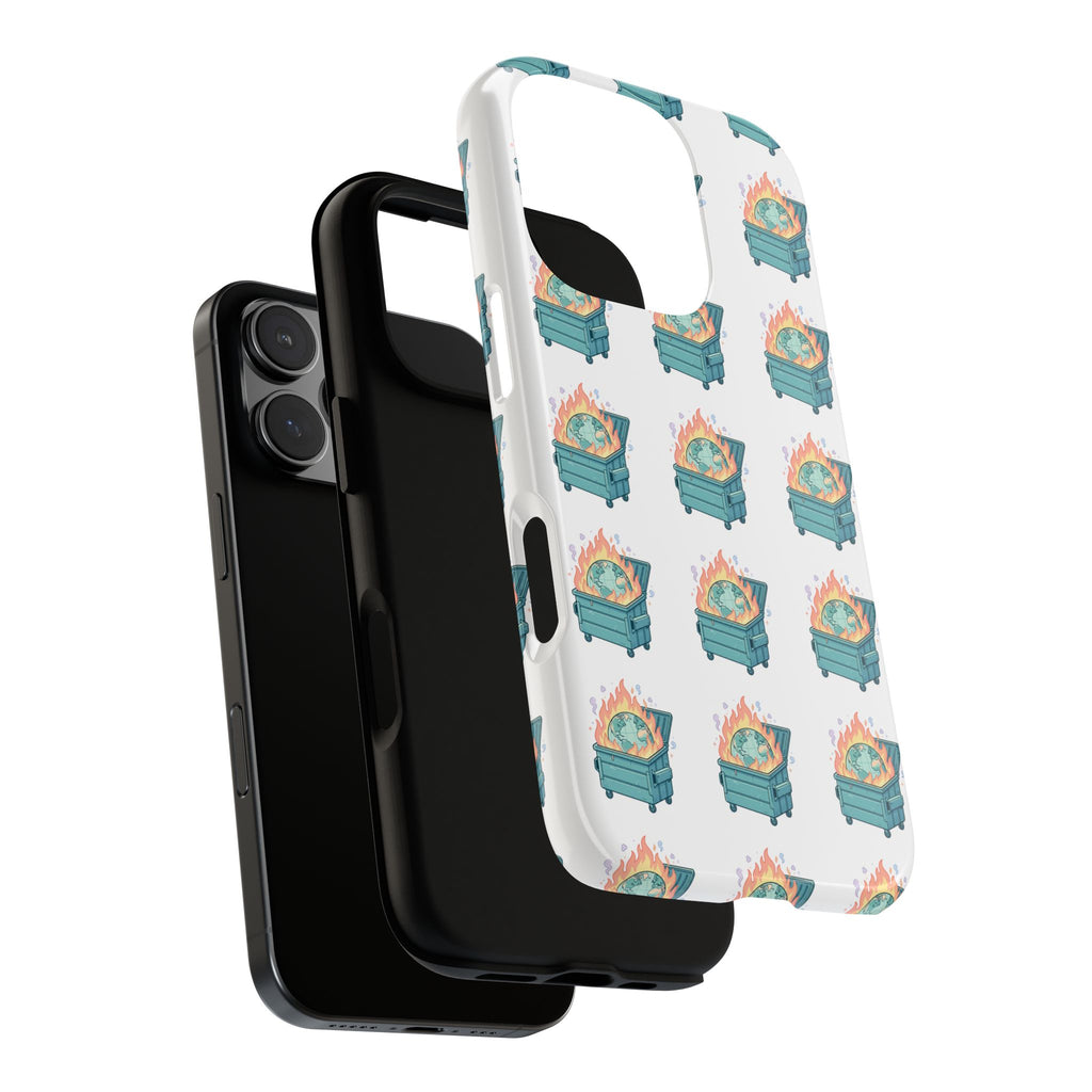 Dumpster Fire Pattern Phone Case