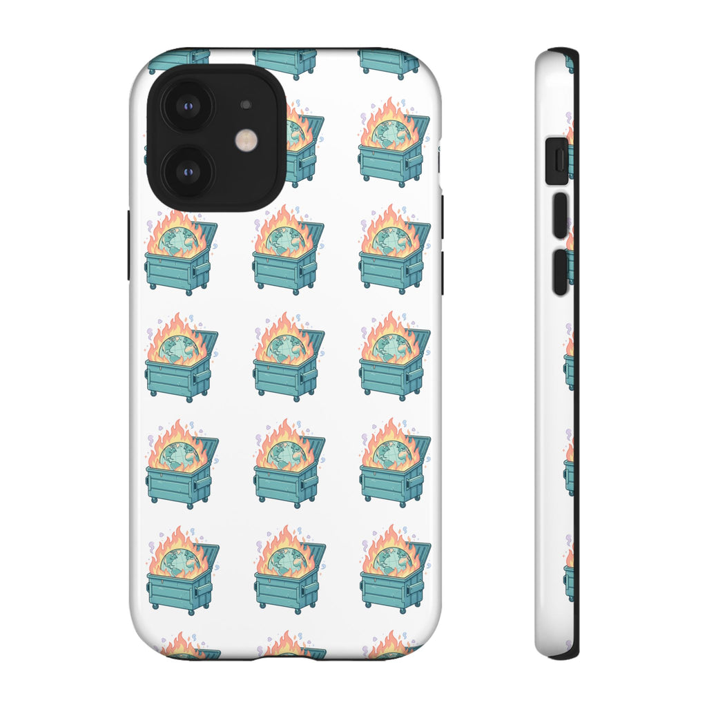 Dumpster Fire Pattern Phone Case