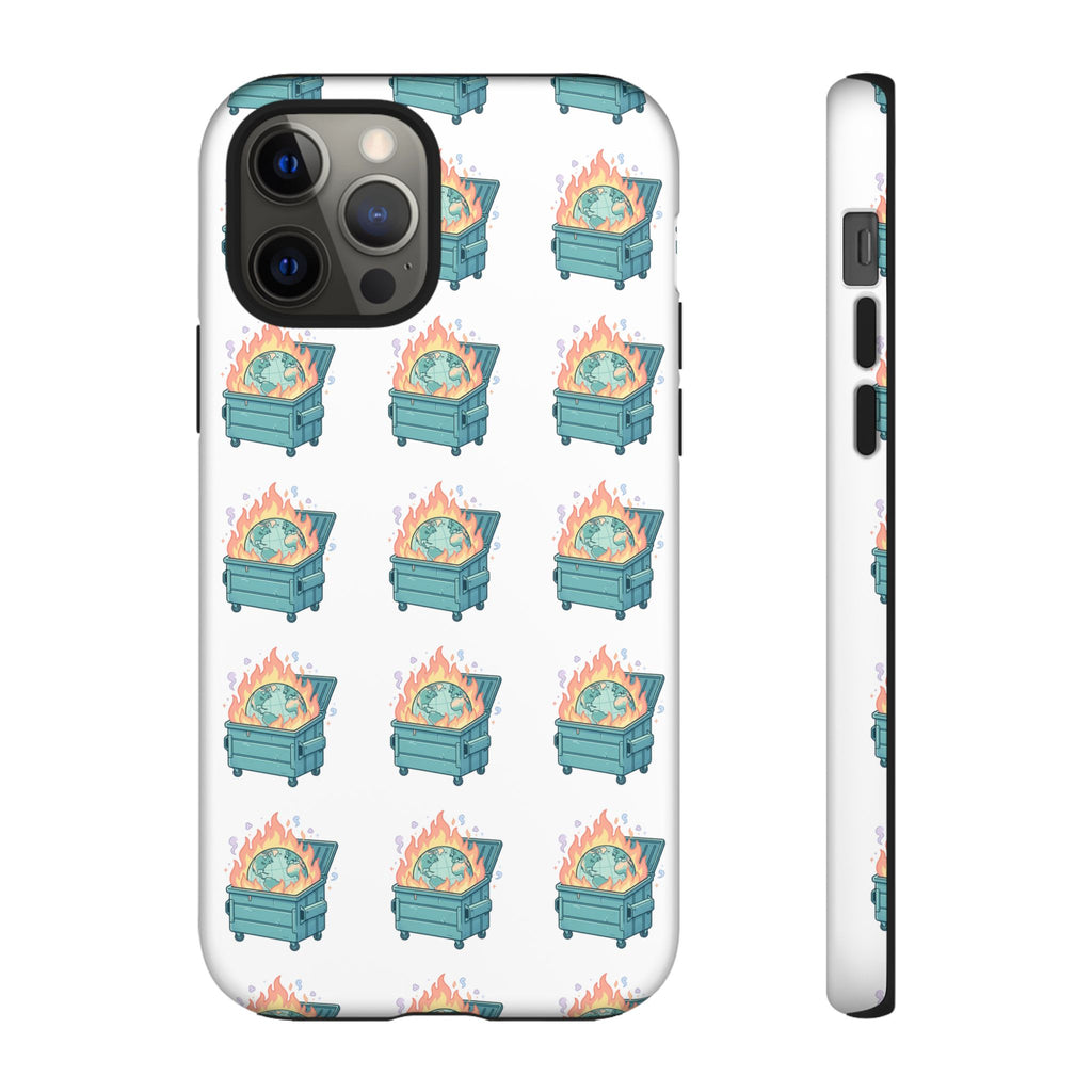 Dumpster Fire Pattern Phone Case