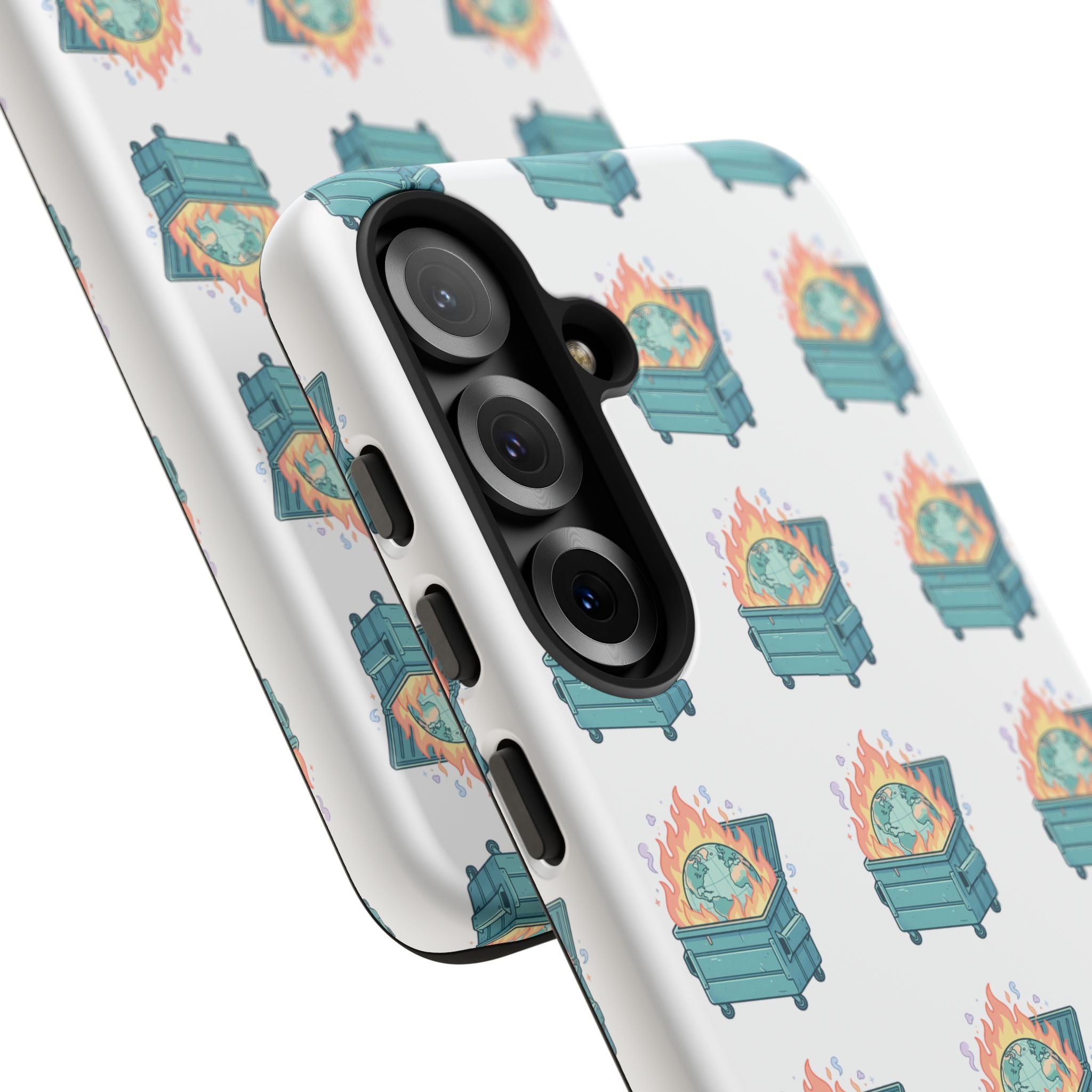 Dumpster Fire Pattern Phone Case