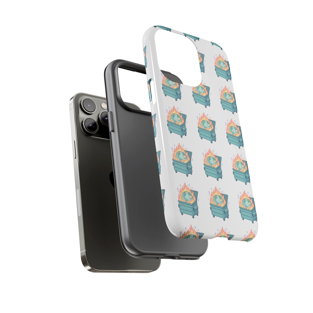 Dumpster Fire Pattern Phone Case
