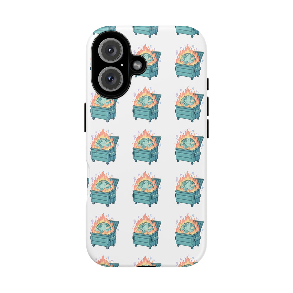 Dumpster Fire Pattern Phone Case