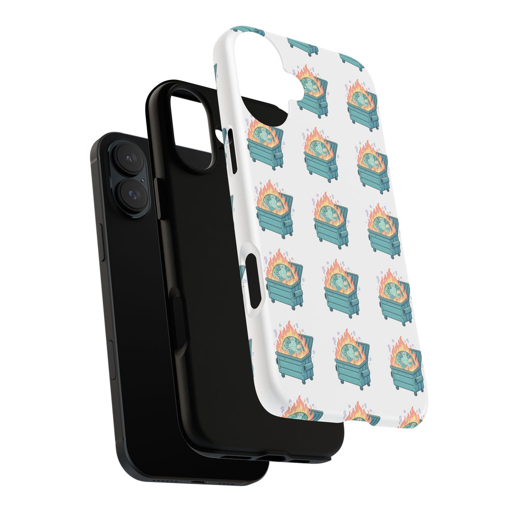 Dumpster Fire Pattern Phone Case