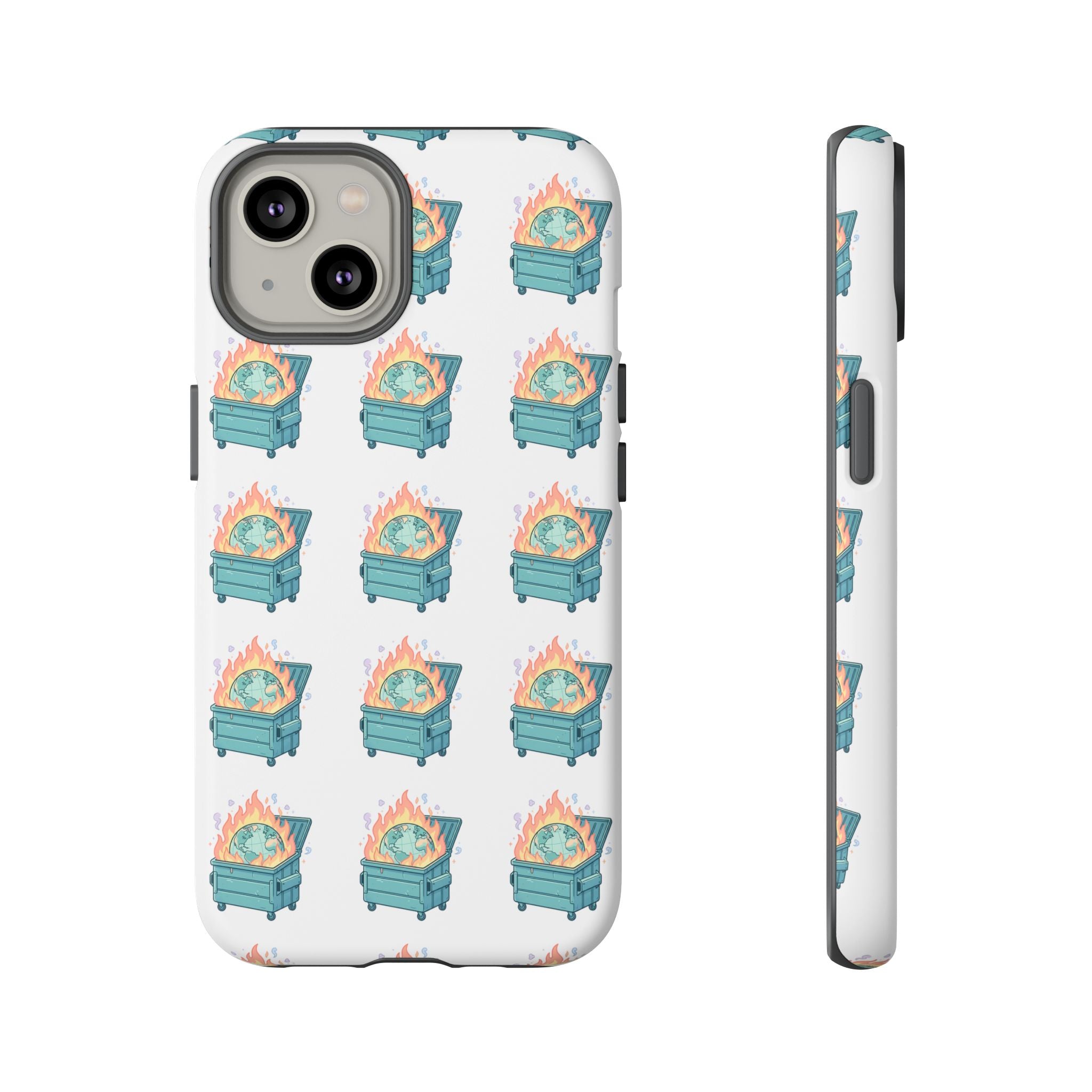 Dumpster Fire Pattern Phone Case
