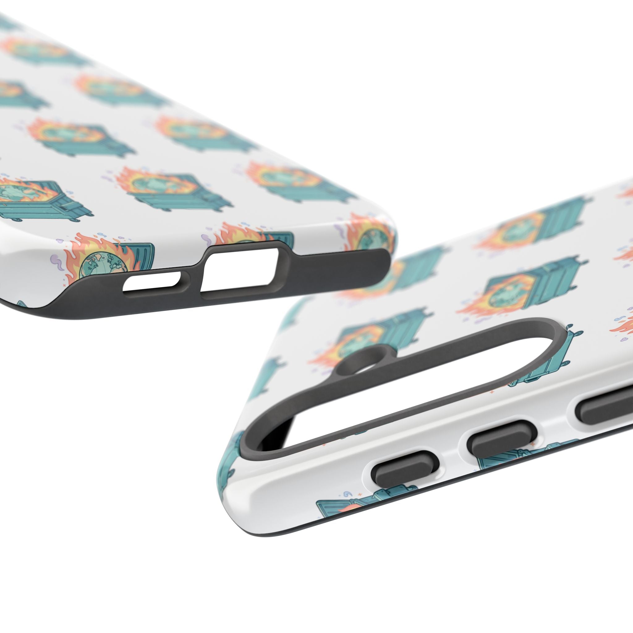 Dumpster Fire Pattern Phone Case