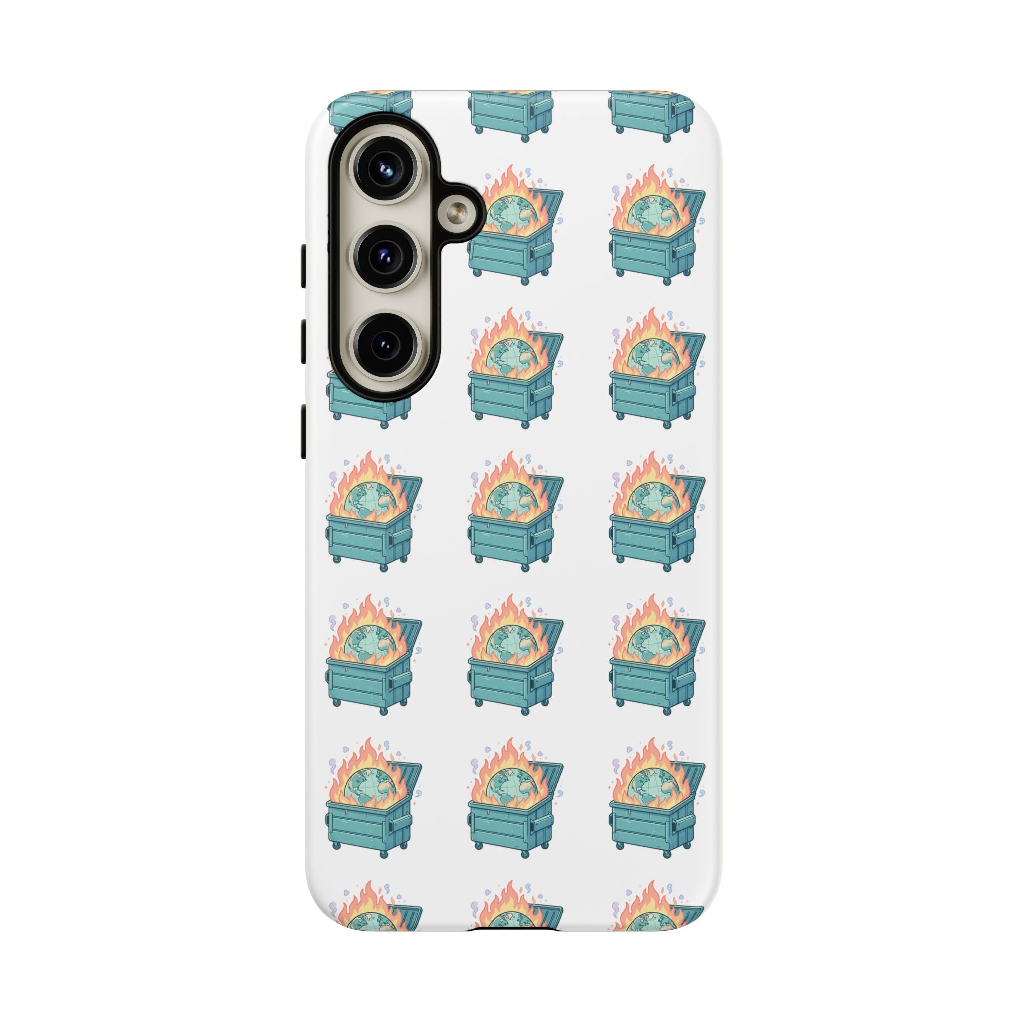 Dumpster Fire Pattern Phone Case