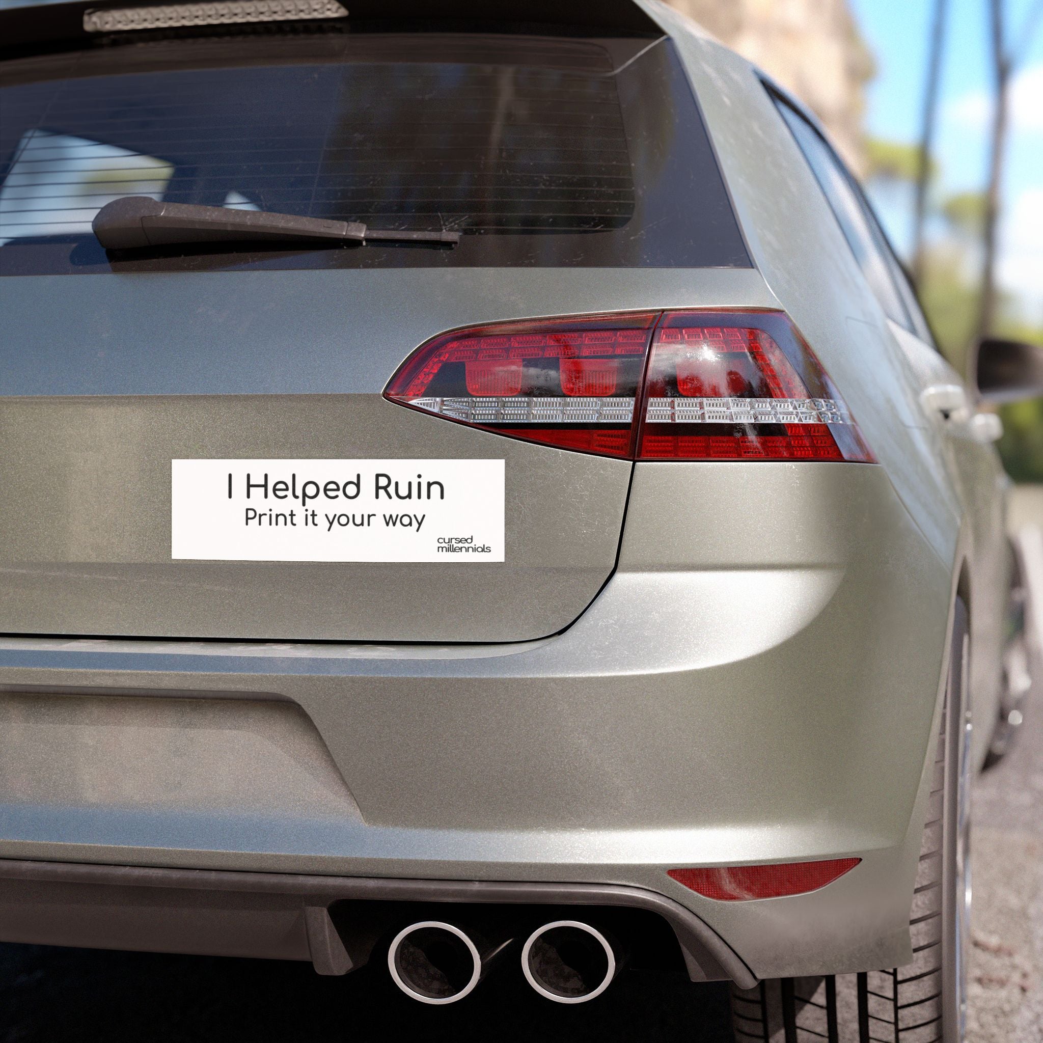 Customizable Car Magnet