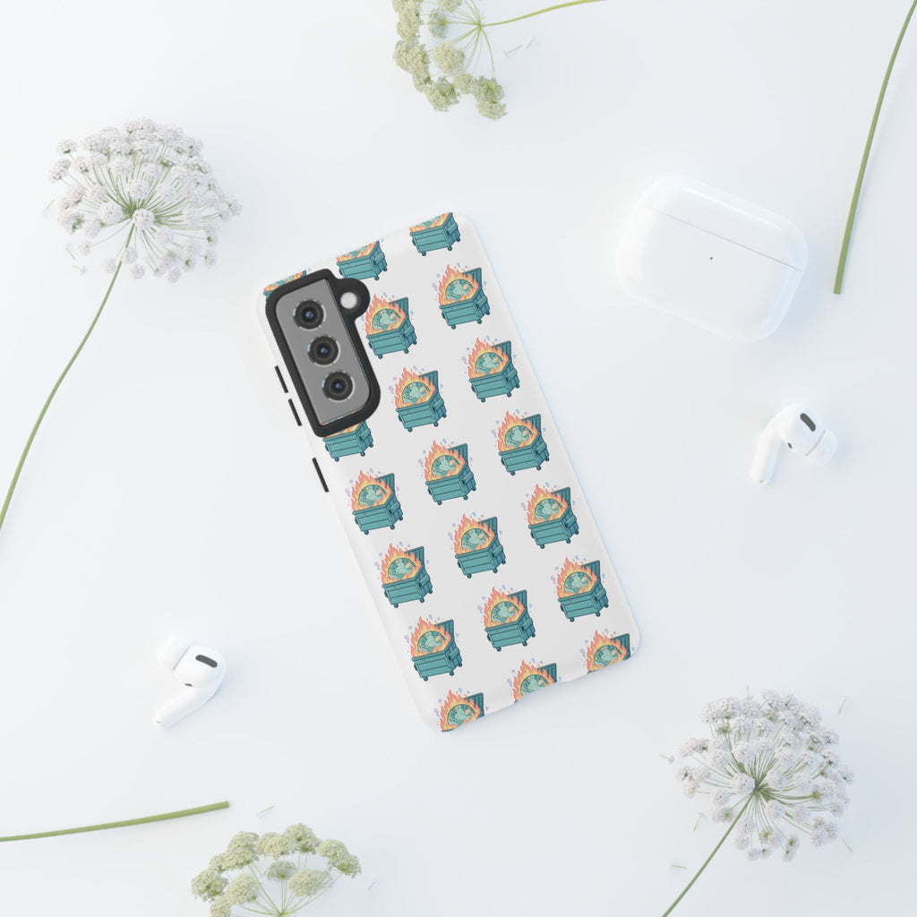 Dumpster Fire Pattern Phone Case