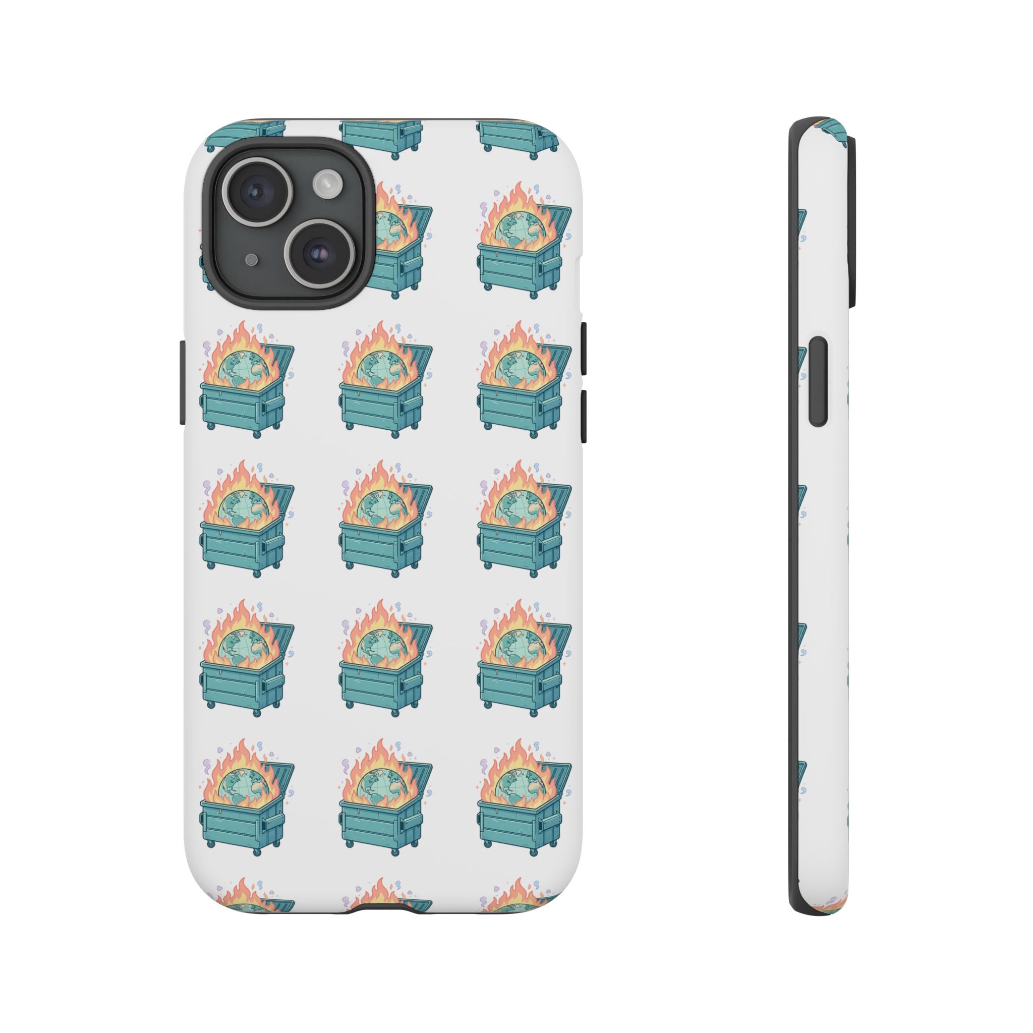 Dumpster Fire Pattern Phone Case