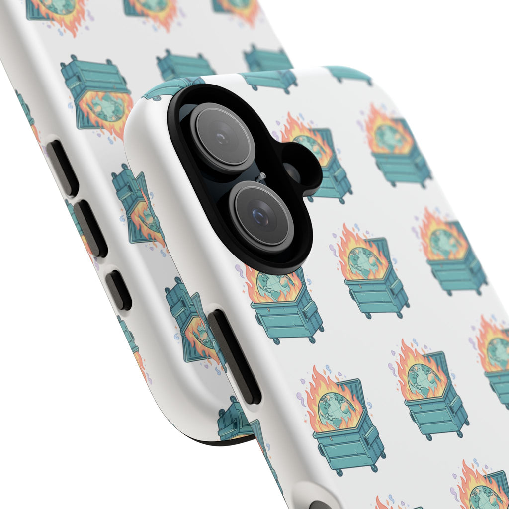 Dumpster Fire Pattern Phone Case