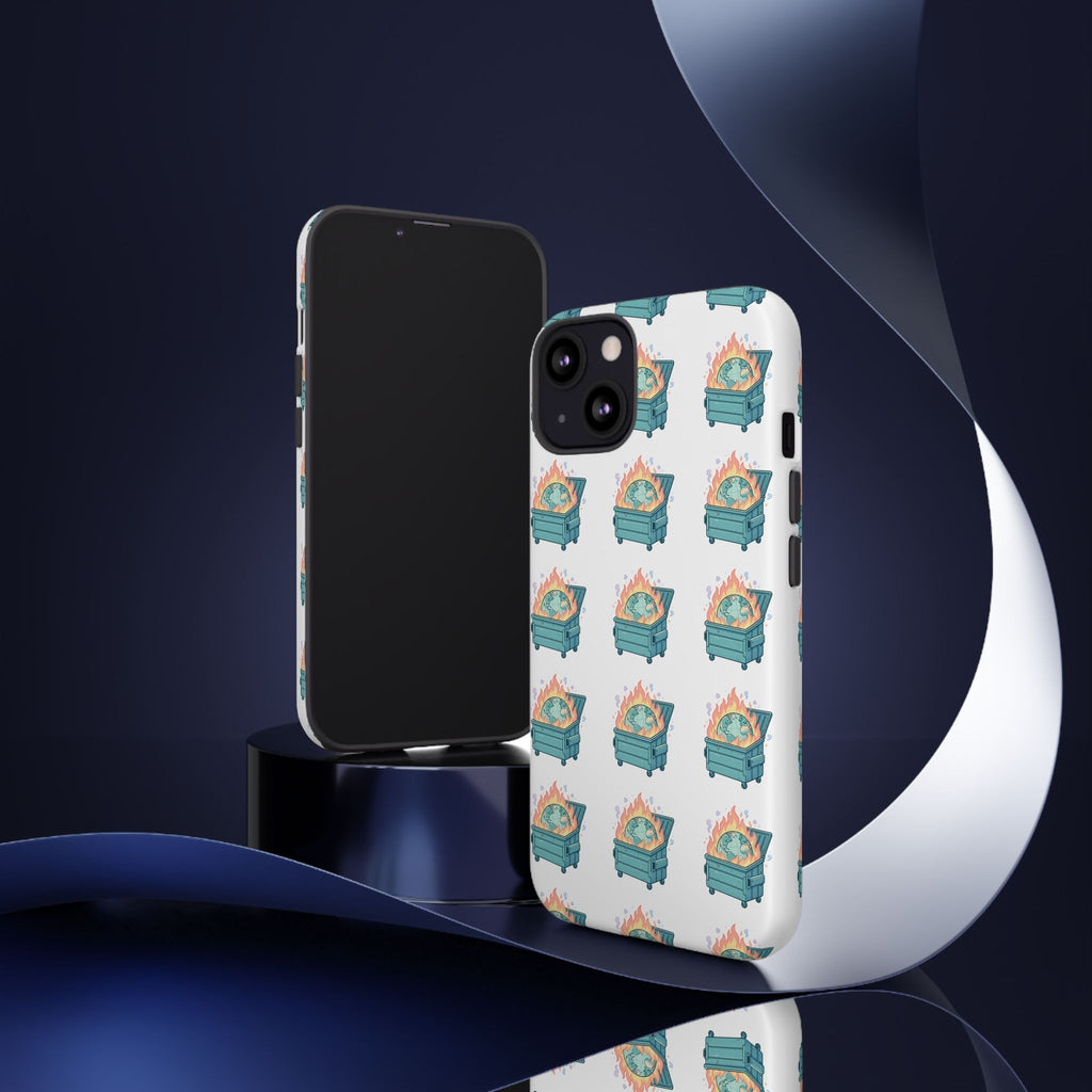 Dumpster Fire Pattern Phone Case
