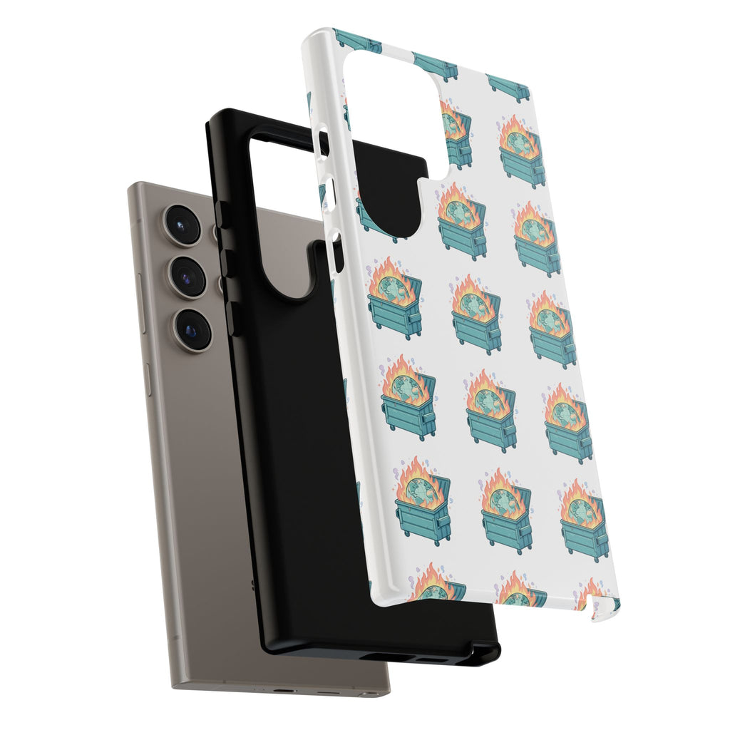 Dumpster Fire Pattern Phone Case