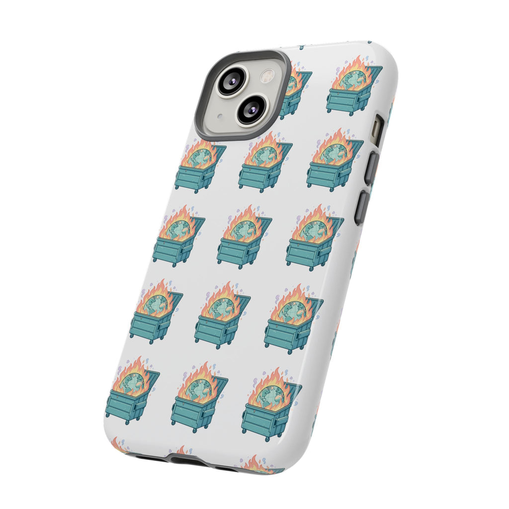Dumpster Fire Pattern Phone Case