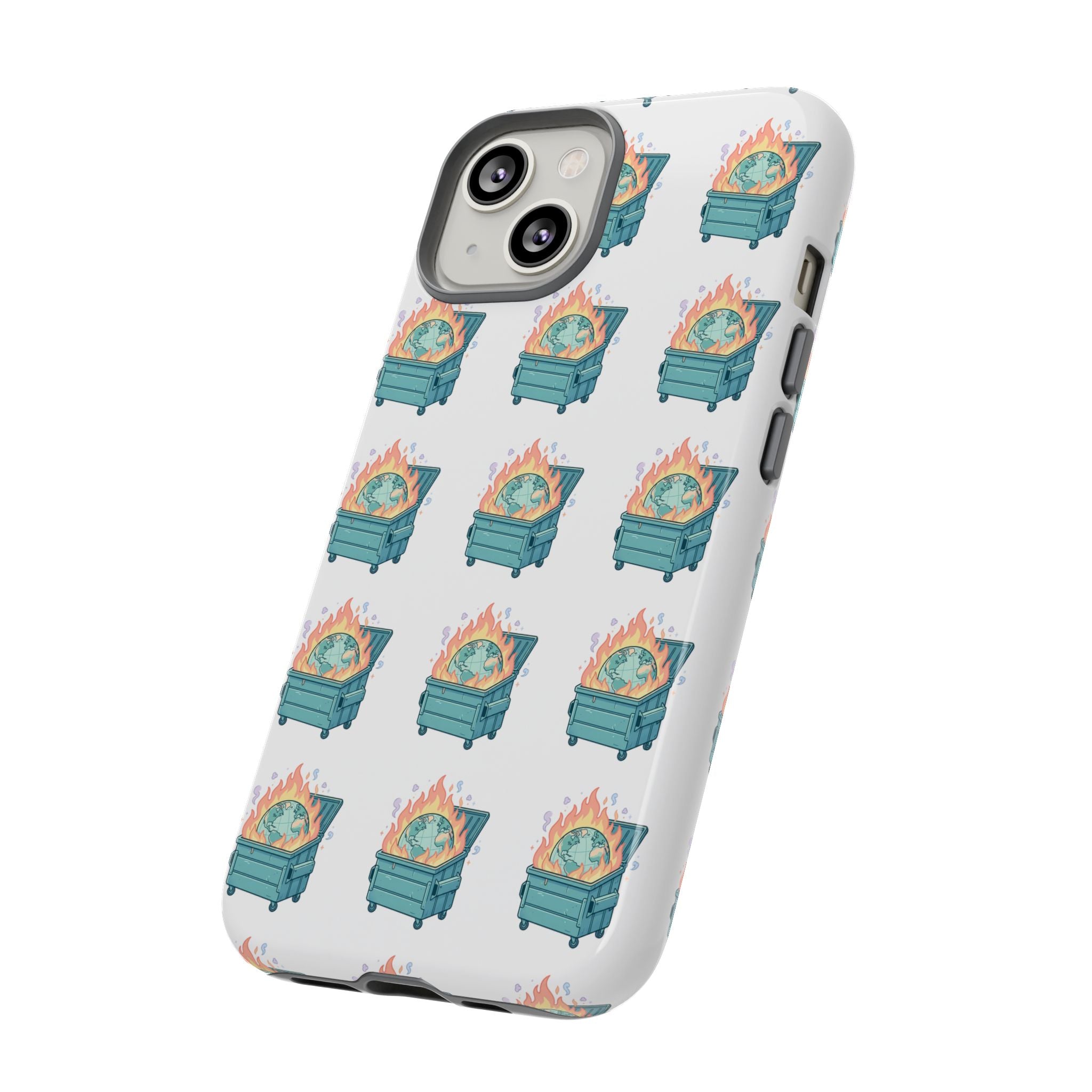 Dumpster Fire Pattern Phone Case