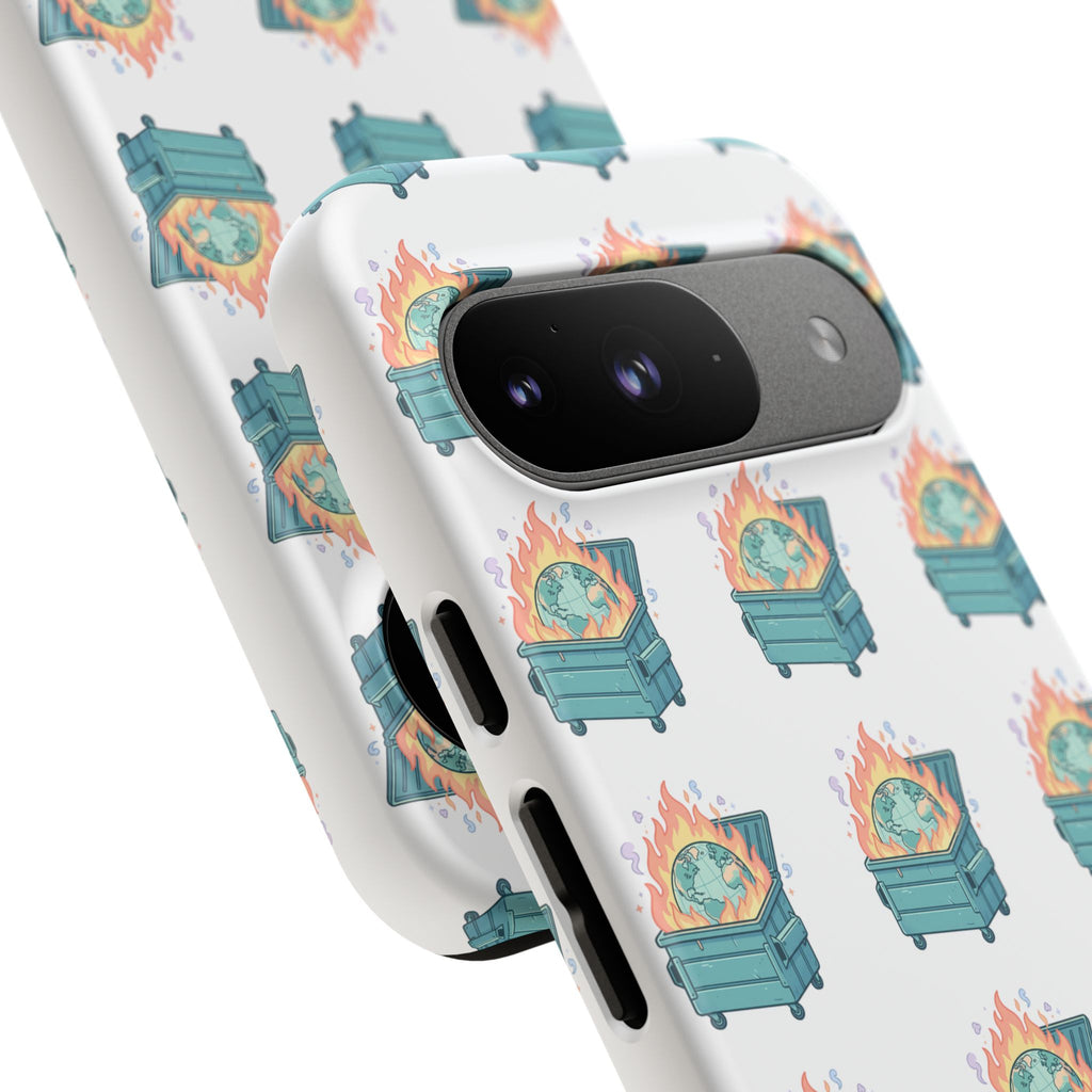 Dumpster Fire Pattern Phone Case