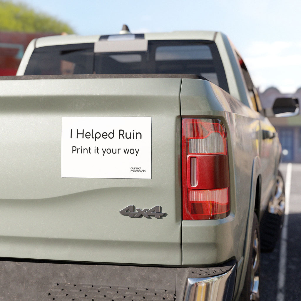 Customizable Car Magnet