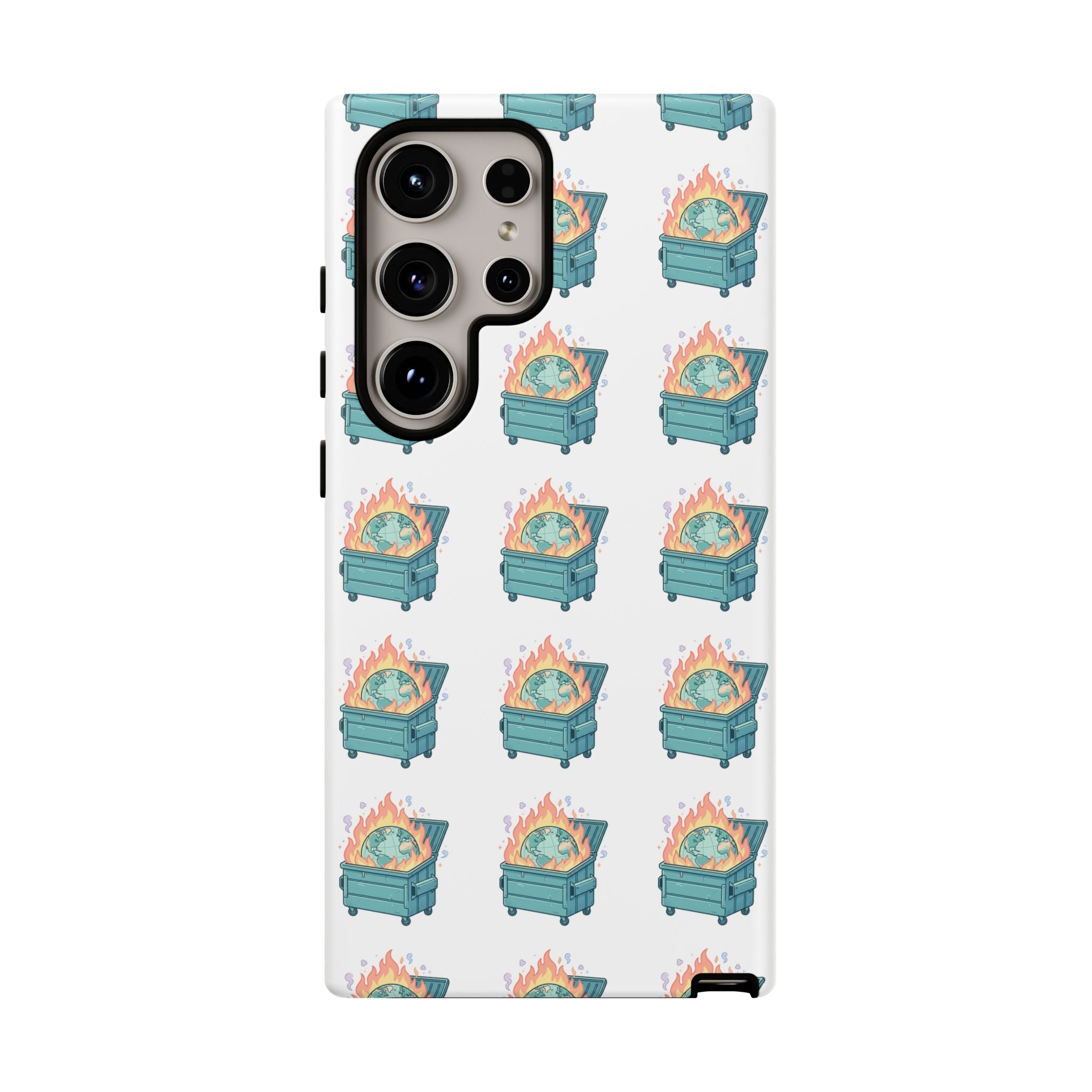 Dumpster Fire Pattern Phone Case