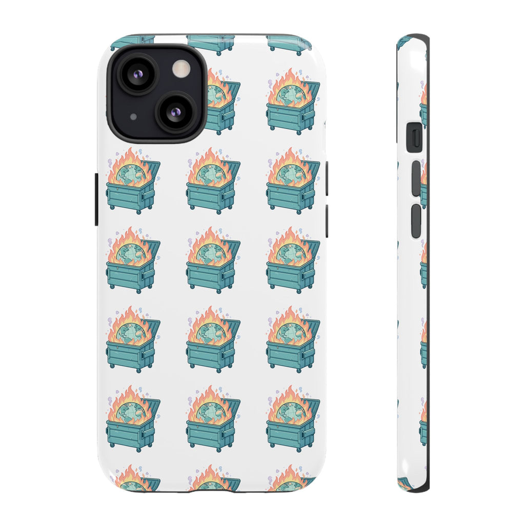 Dumpster Fire Pattern Phone Case
