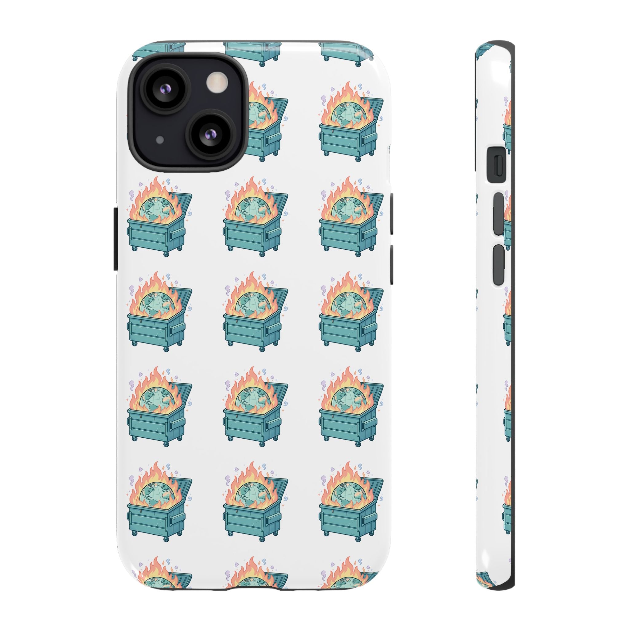 Dumpster Fire Pattern Phone Case