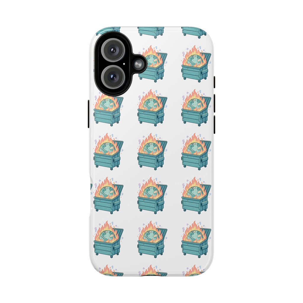 Dumpster Fire Pattern Phone Case
