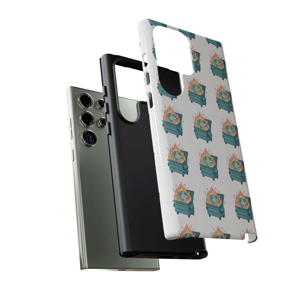 Dumpster Fire Pattern Phone Case