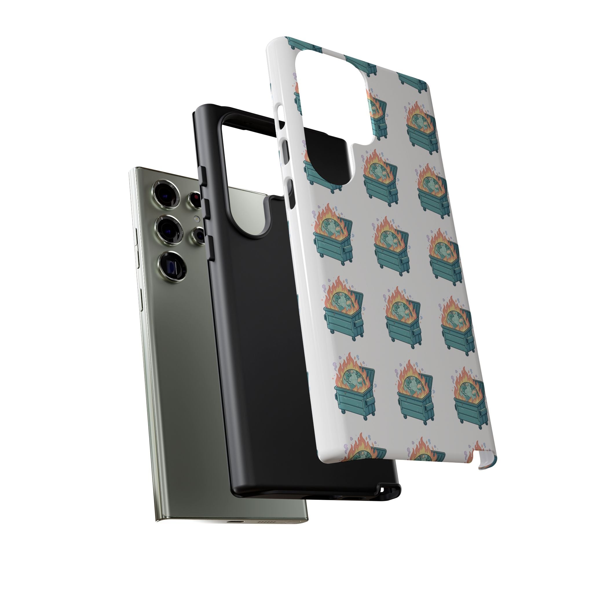 Dumpster Fire Pattern Phone Case