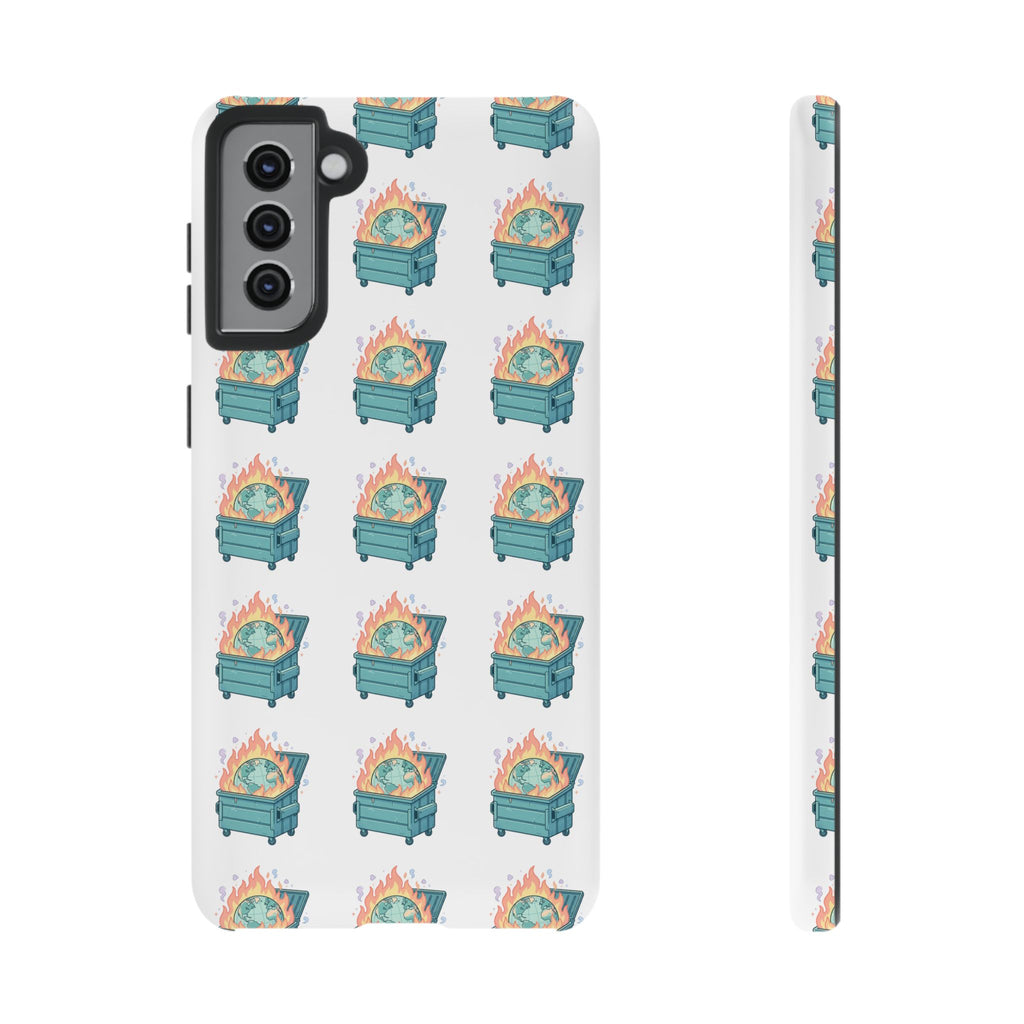Dumpster Fire Pattern Phone Case