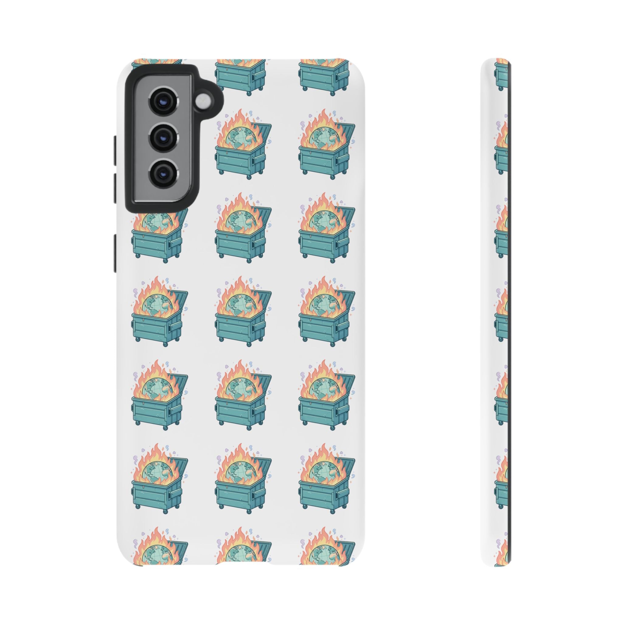 Dumpster Fire Pattern Phone Case