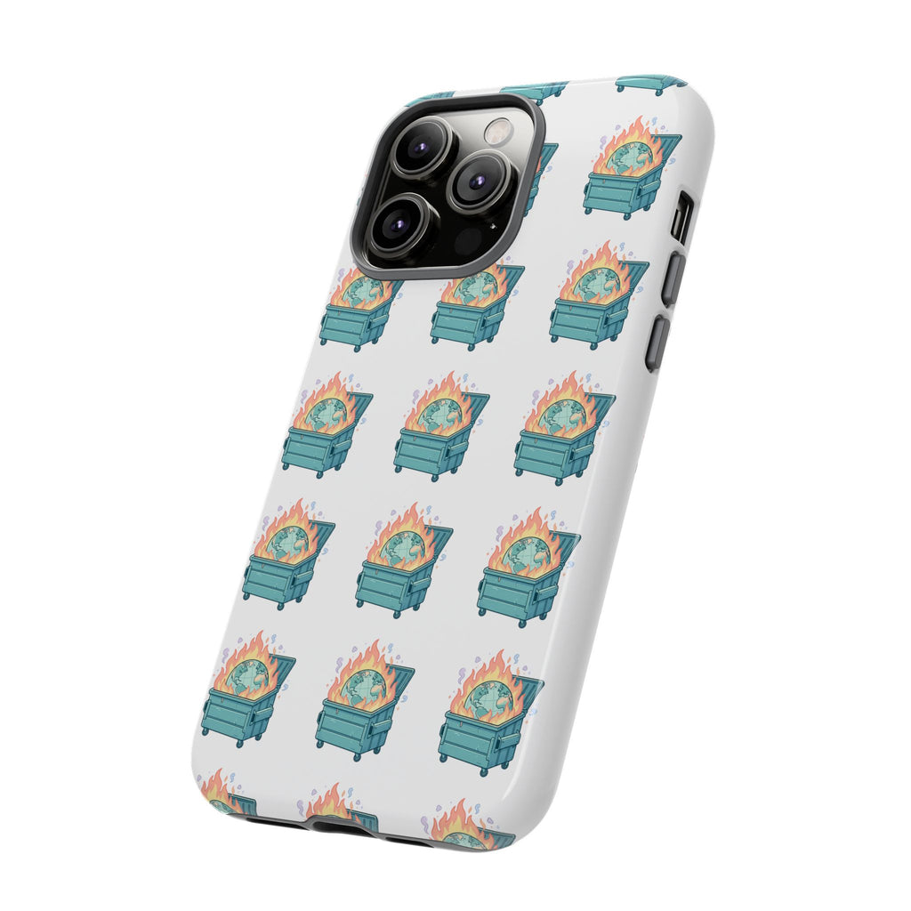 Dumpster Fire Pattern Phone Case