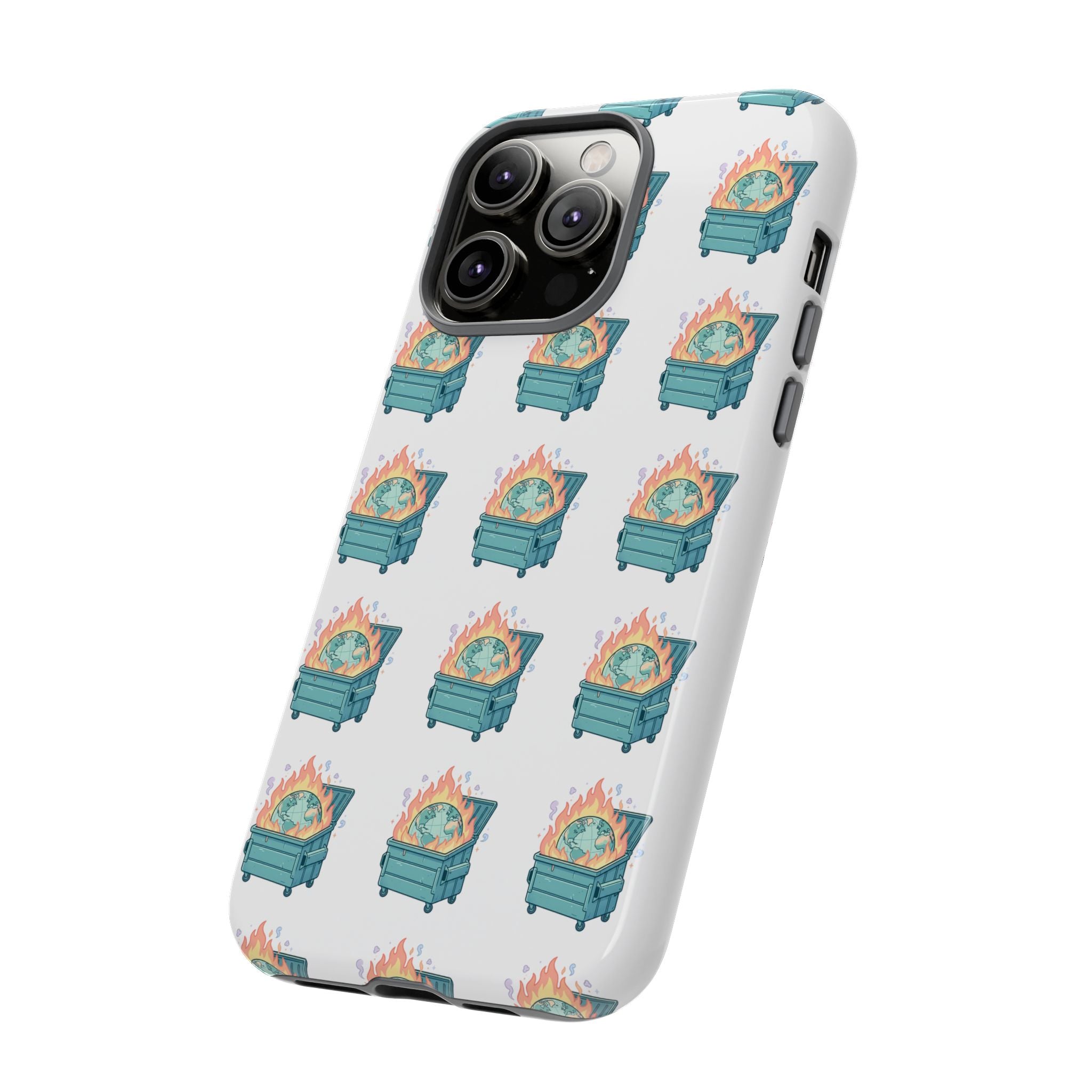 Dumpster Fire Pattern Phone Case