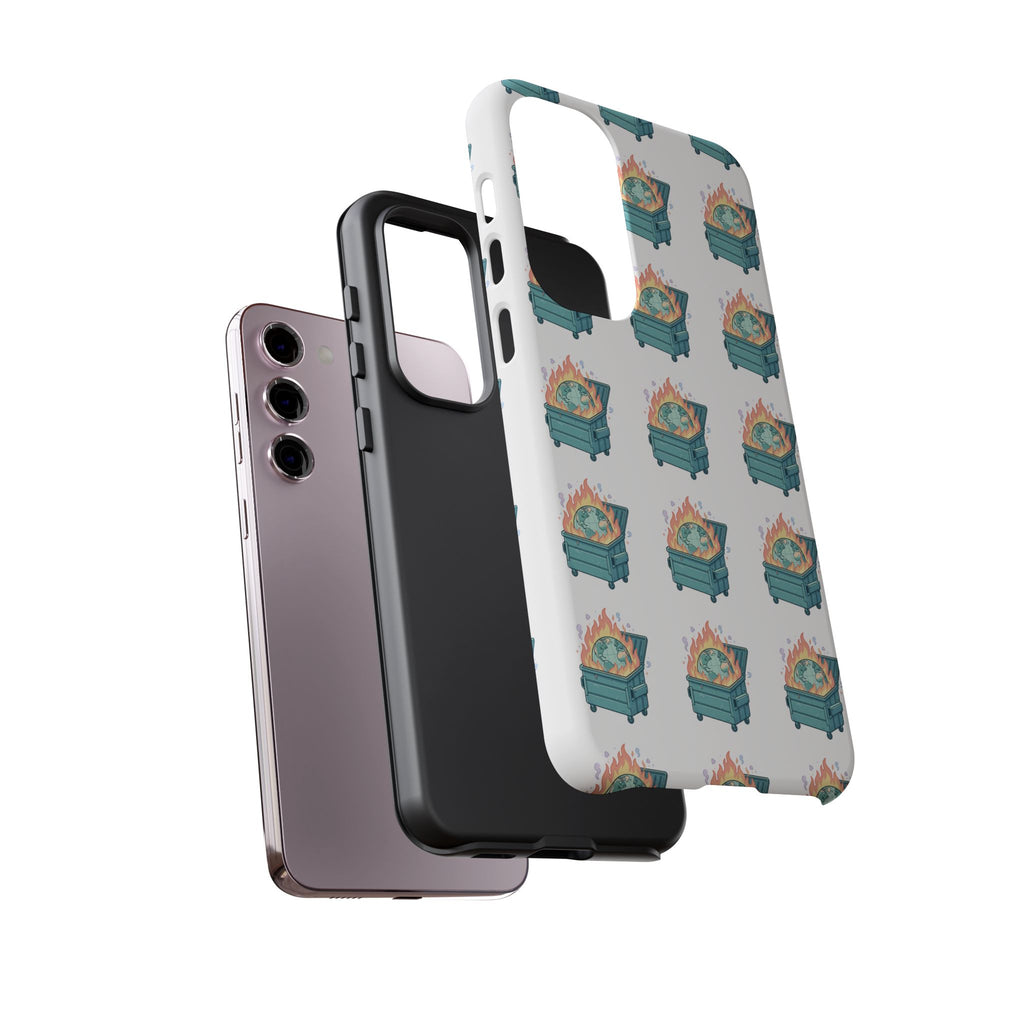 Dumpster Fire Pattern Phone Case