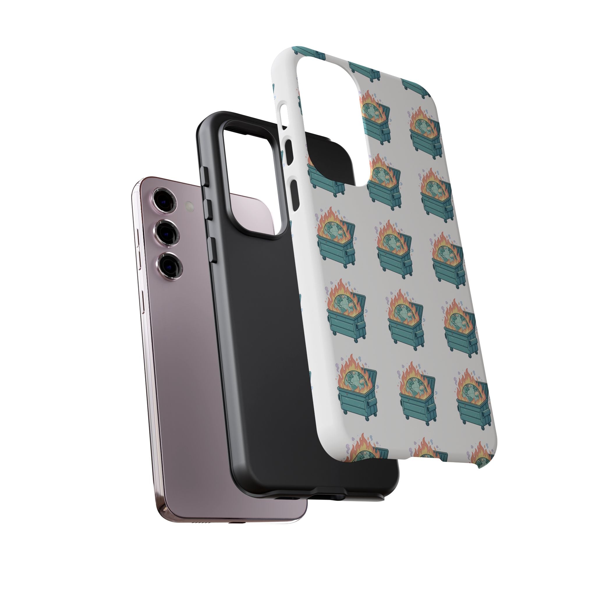 Dumpster Fire Pattern Phone Case