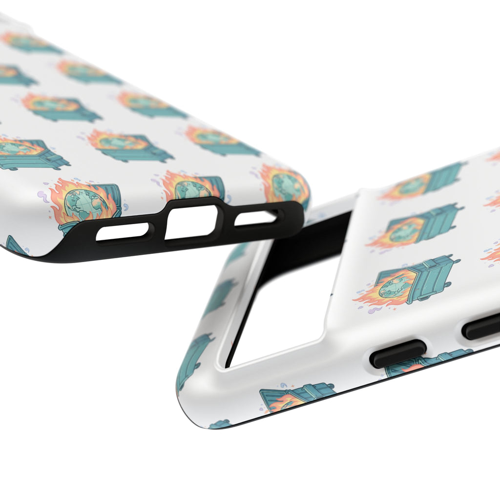 Dumpster Fire Pattern Phone Case