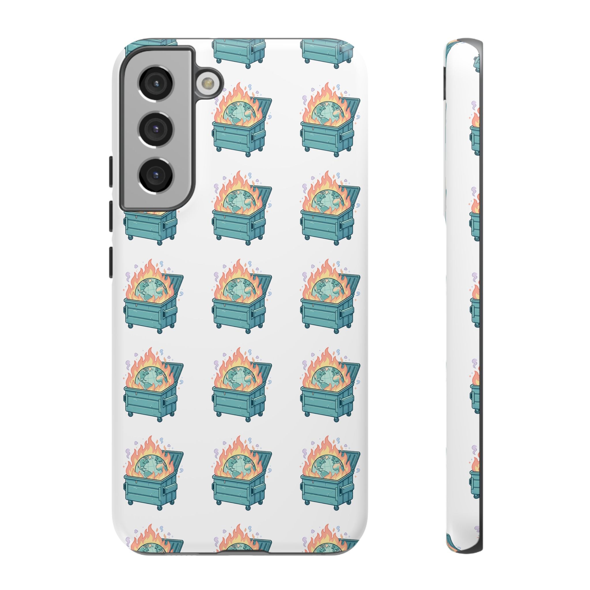 Dumpster Fire Pattern Phone Case