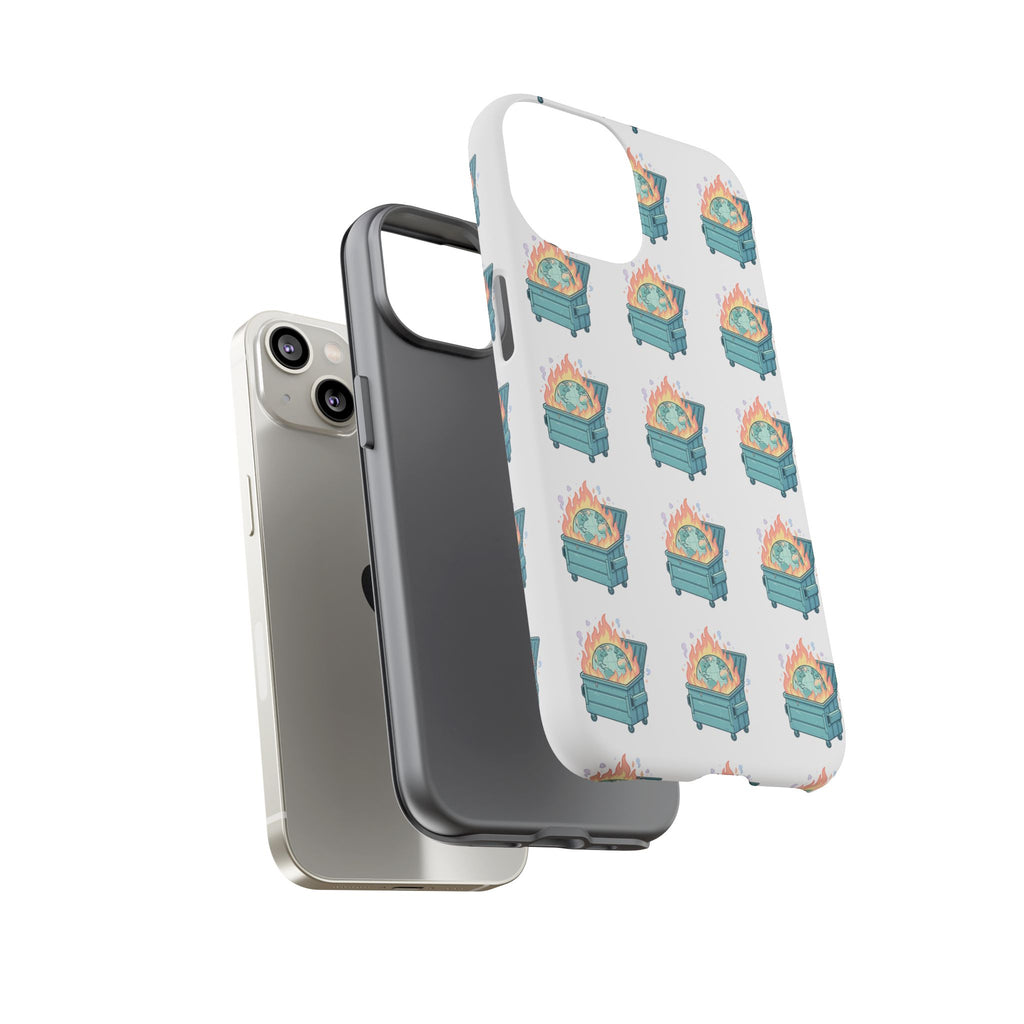 Dumpster Fire Pattern Phone Case