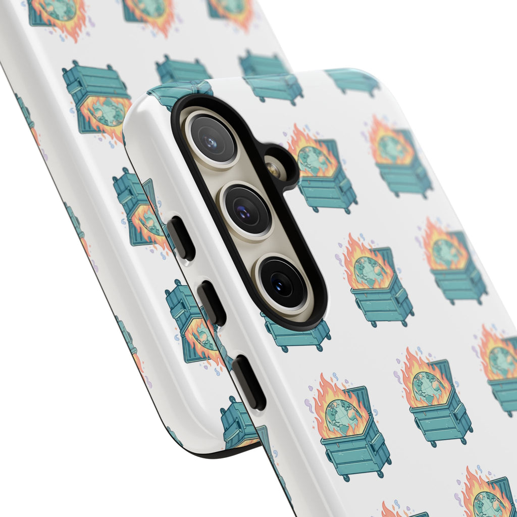 Dumpster Fire Pattern Phone Case