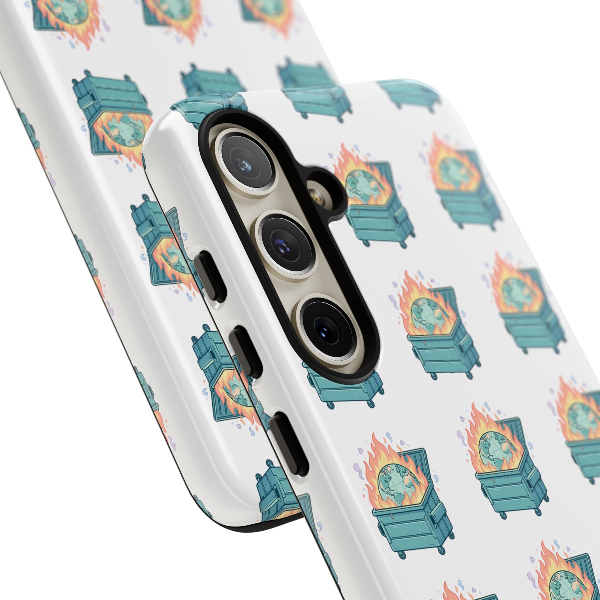 Dumpster Fire Pattern Phone Case
