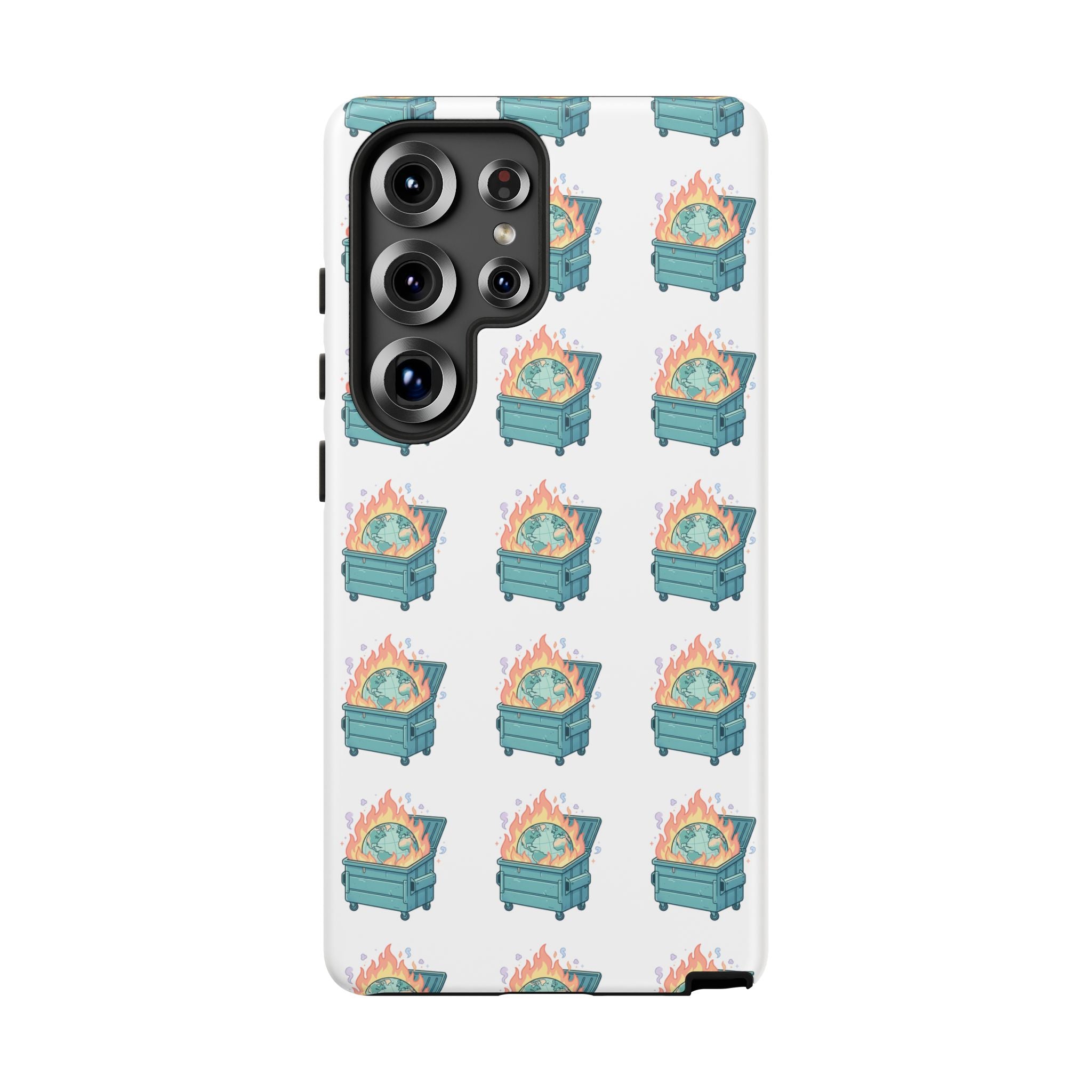 Dumpster Fire Pattern Phone Case