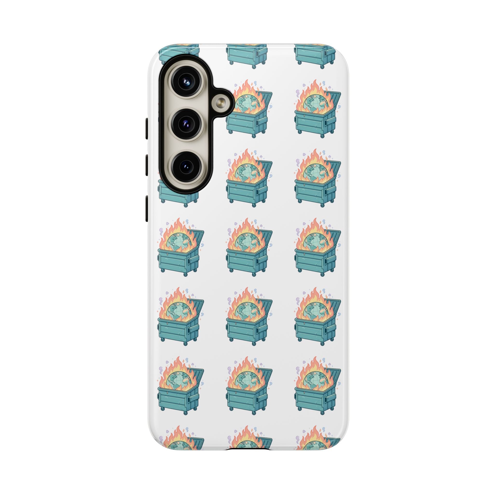 Dumpster Fire Pattern Phone Case