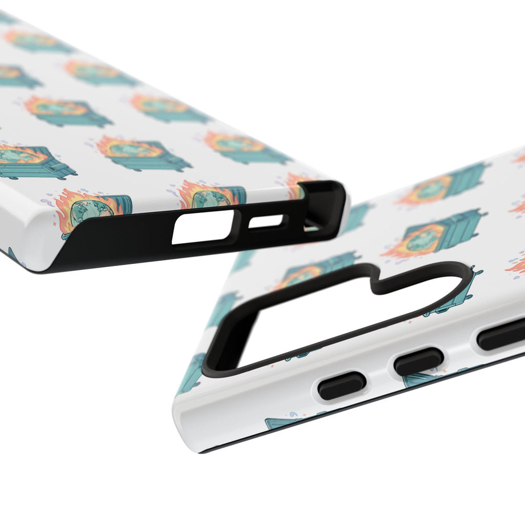 Dumpster Fire Pattern Phone Case