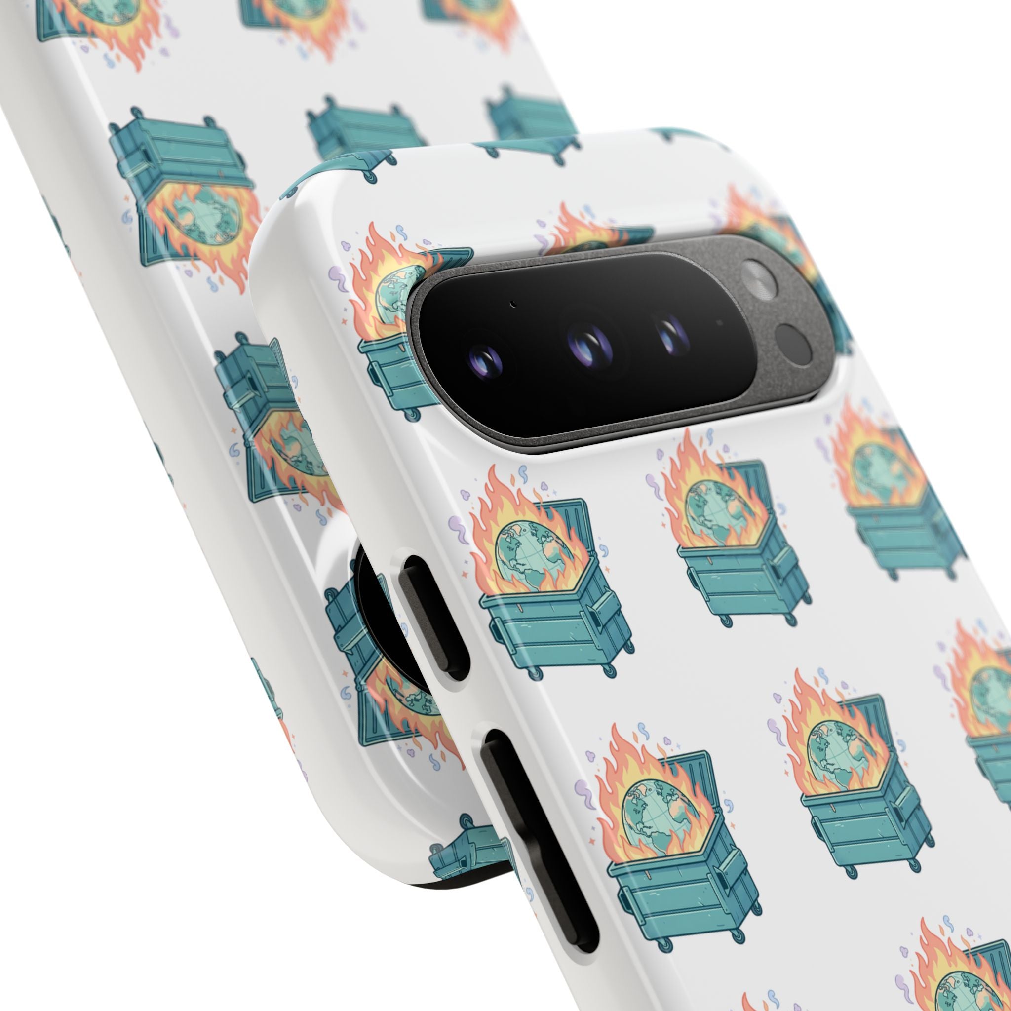 Dumpster Fire Pattern Phone Case
