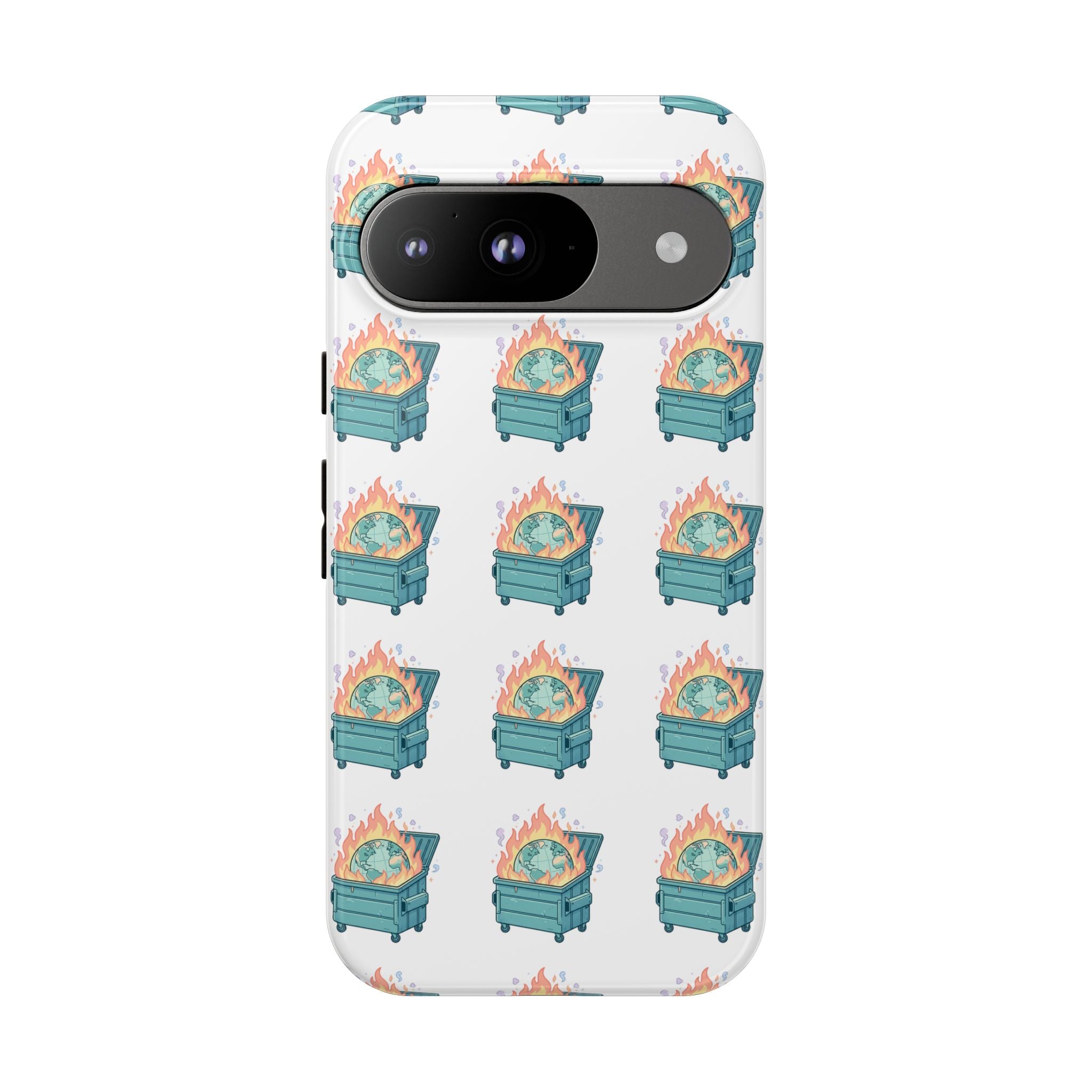 Dumpster Fire Pattern Phone Case