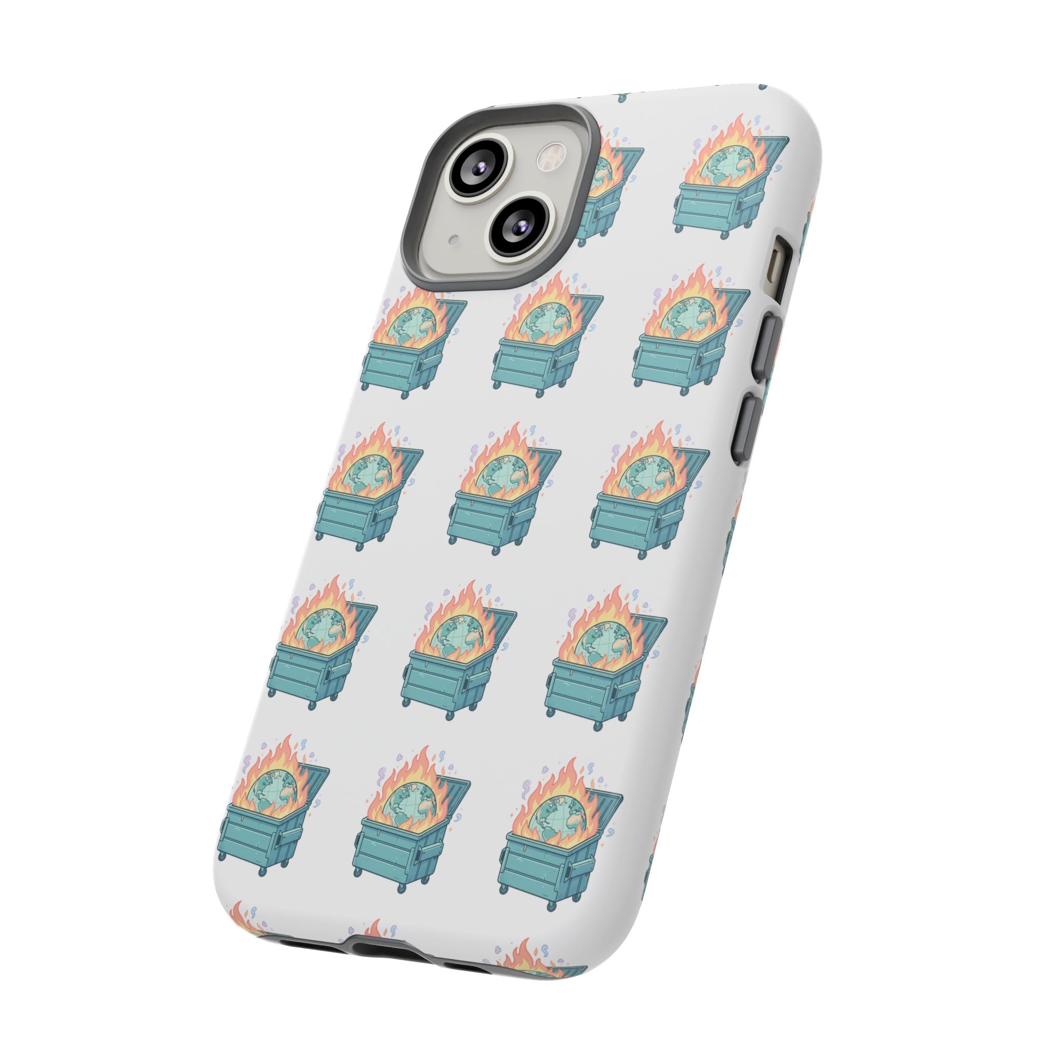 Dumpster Fire Pattern Phone Case