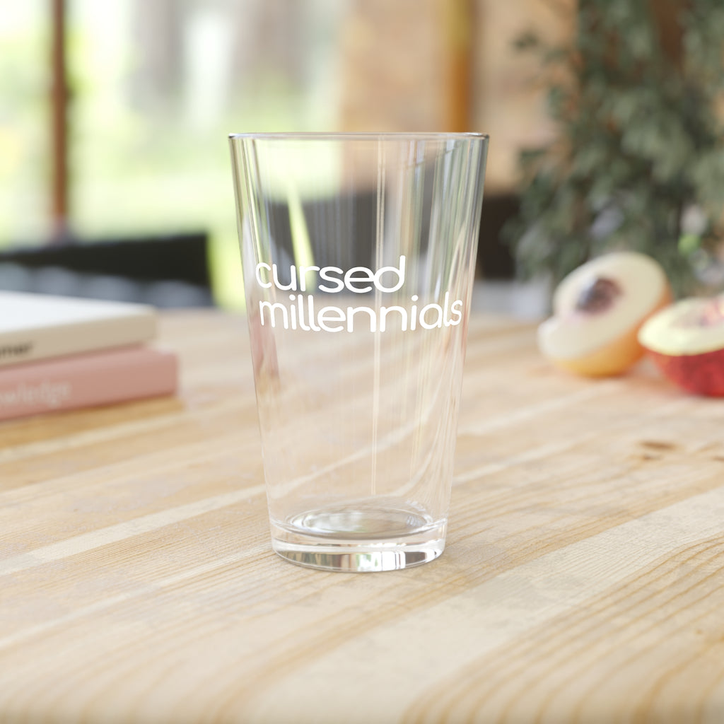 Cursed Millennials Pint Glass